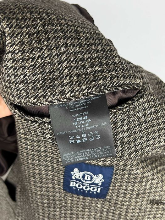 BOGGI Milano Wool\Cotton Blazer піджак гусяча лапка Боггі вовна