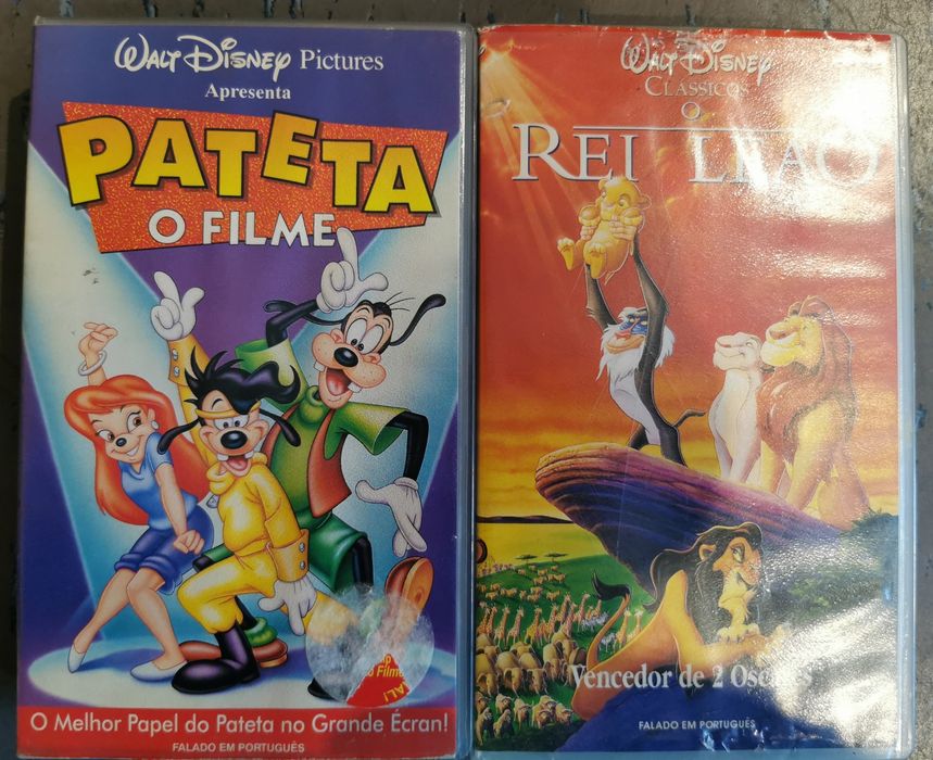 Cassetes VHS Disney, Rua Sésamo Tom & Jerry, Loonney tunes, Pokemon, e