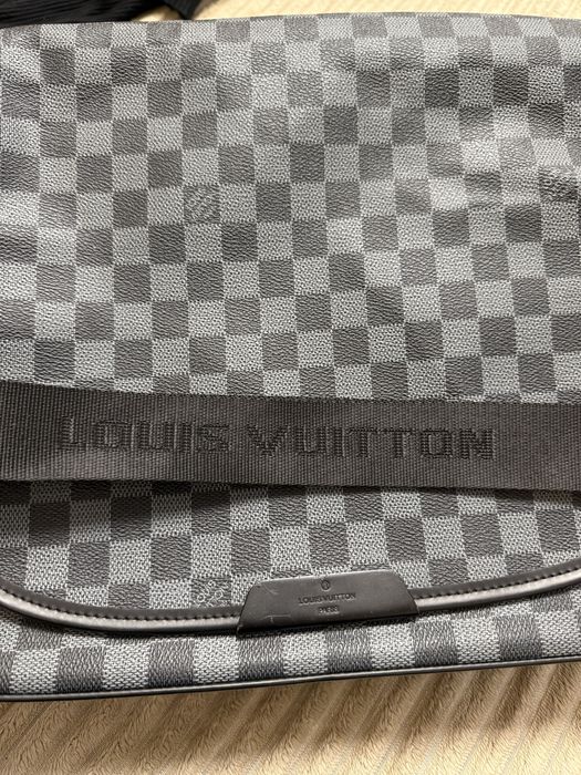 Чоловіча сумка LOUIS VUITTON district damier graphite pm messenger