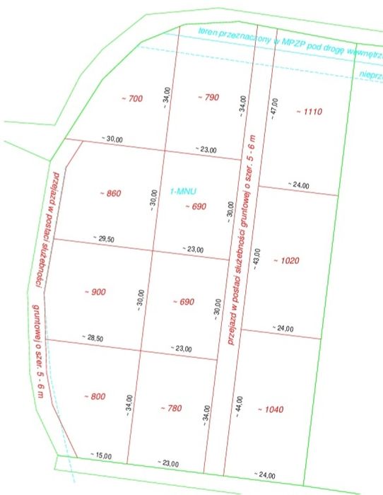 Działka budowlana 10 838 m² Orzech – pod inwestycję lub budowę domu