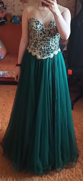 Продам смарагдова випускна/вечірня сукня