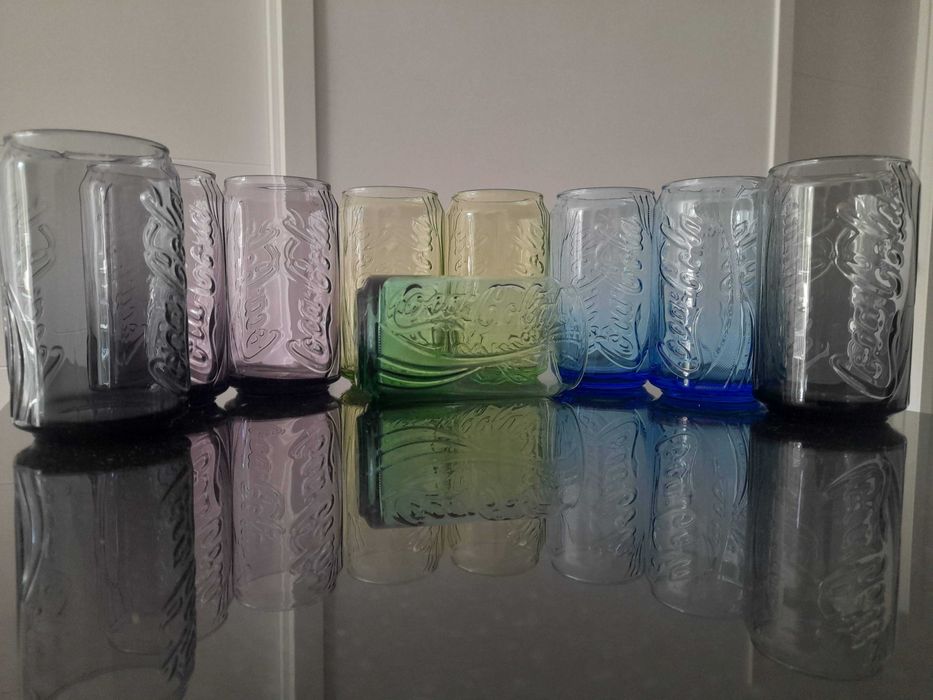 Coca-Cola Colored Cup Set – Coca-Cola Can Shape