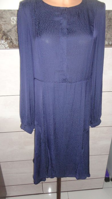 Granatowa sukienka H&M roz XL