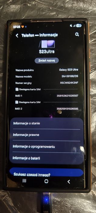 Sprzedam Samsunga s23ultra