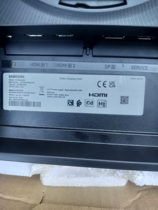 НОВИЙ! Монітор 27" Samsung Odyssey G4 S27BG400EU дефект маленький