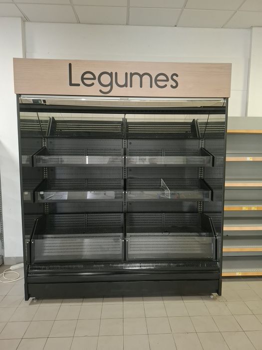 Vitrine legumes para supermercados