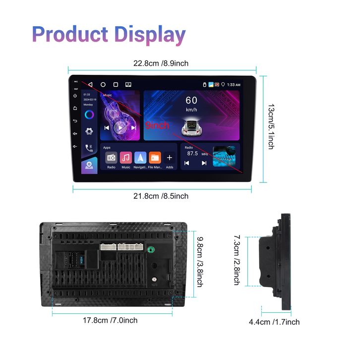 Radio Nawigacja Android 13 9 Cali