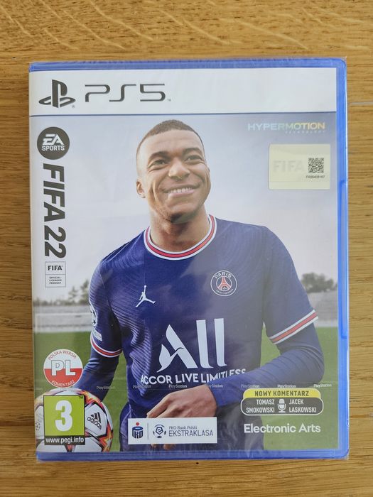 Nowa Gra Fifa 22 Wersja Polska PL PS5 Playstation 5