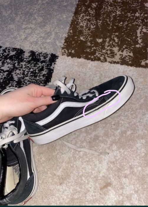 vans old school black вансы