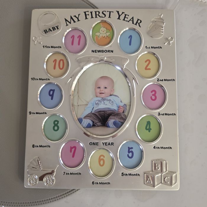 Moldura infantil Multi prata