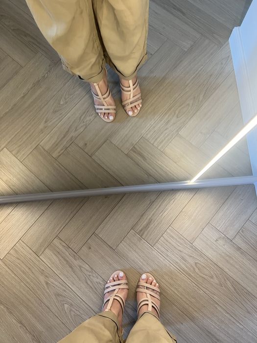 Sandały na obcasach Trussardi