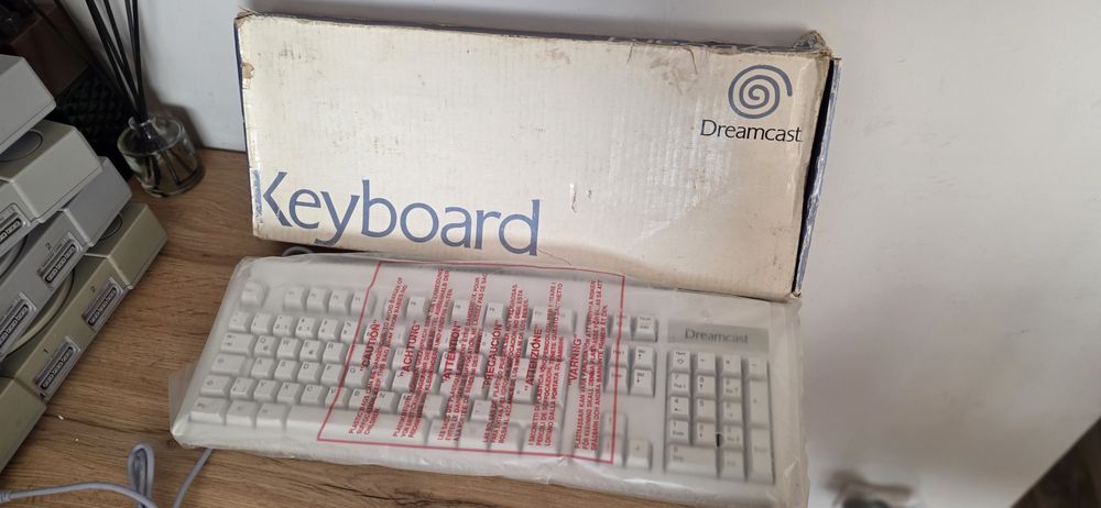 Oryginalna klawiatura do konsoli Sega Dreamcast box z pudełkiem