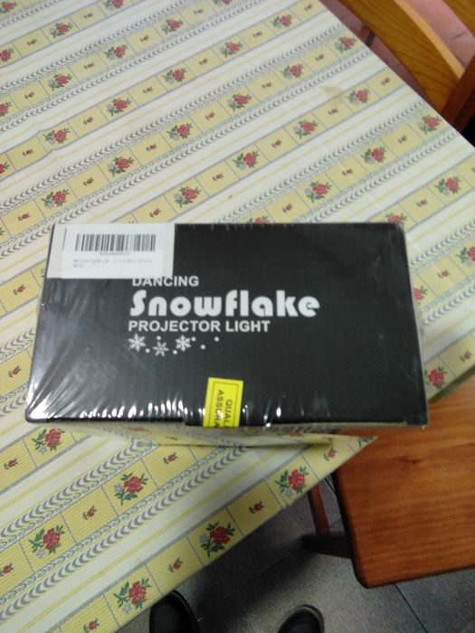 Projector de cristais de neve