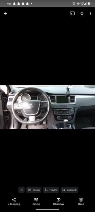 Peugeot 508 uszkodzony
