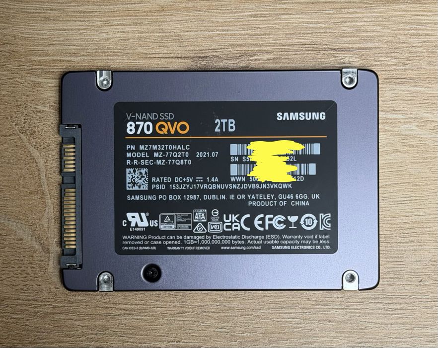 Dysk SSD Samsung 870 QVO 2TB