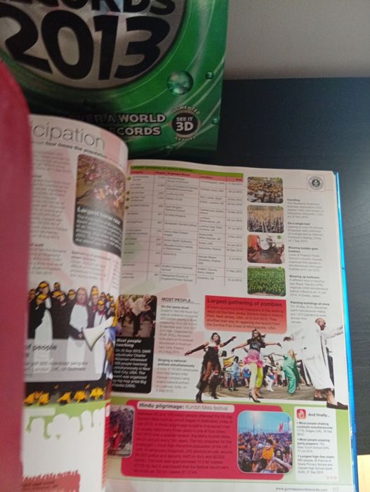 Conjunto de livros Guiness book