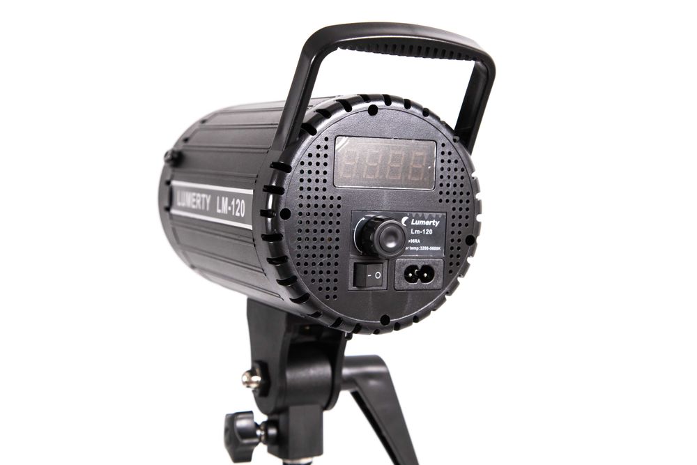 Студійне відеосвітло LUMERTY LM - 120 Вт, для фото, відео - РОЗПРОДАЖ