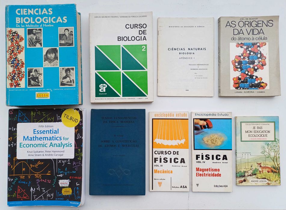 Biology, Physics, Ecology, and Mathematics/Economics Books64286443505537120