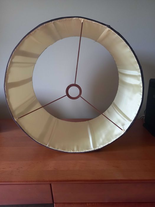 Abajur tecido organza