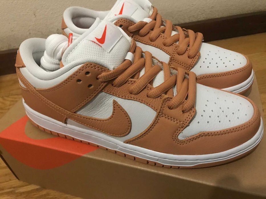 Nike SB Dunk Low Pro ISO Light Cognac US8 41 EU