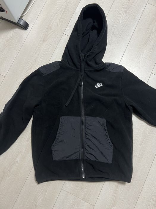 флісова кофта зіп худі Nike teddy