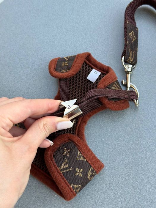 шлейка повідок амуніція для собак Gucci Louis Vuitton LV