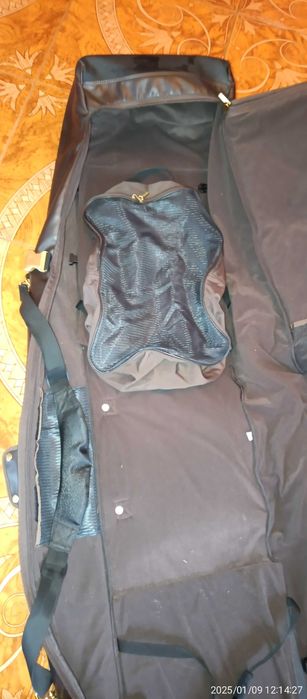 Кофр ROSSIGNOL кожаный для лыж/сноубордов на колесах