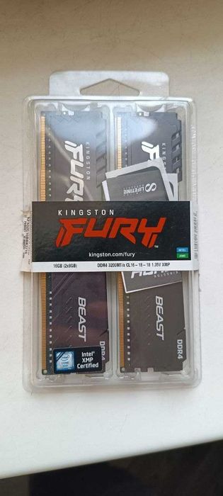Оперативна пам'ять DDR4 FURY BEAST 2x8 3200