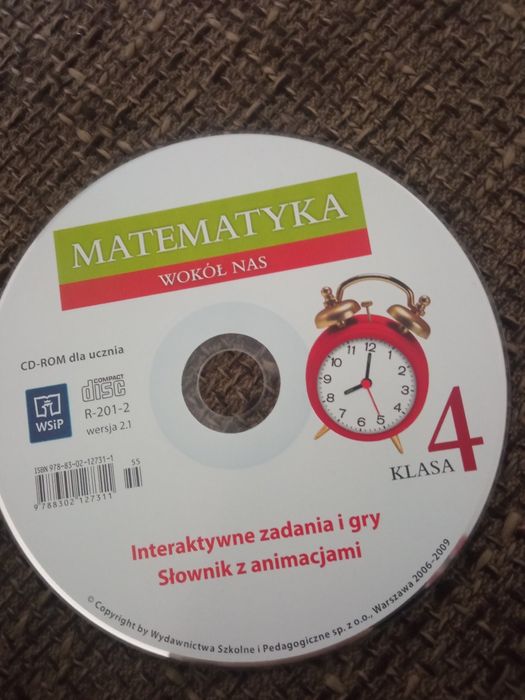 Płyta CD Matematyka klasa 4