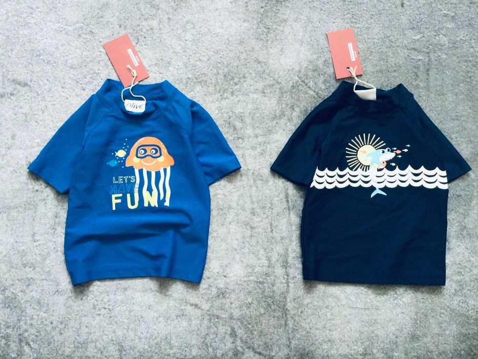 86-92 зріст Alive Сонцезахисні футболки для хлопчика. нові з бірками