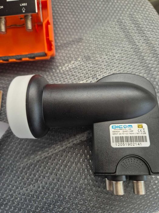 Material para parabólica TV via satélite