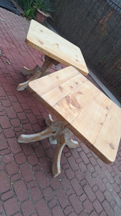 Stół drewniany 80x80 2 sztuki