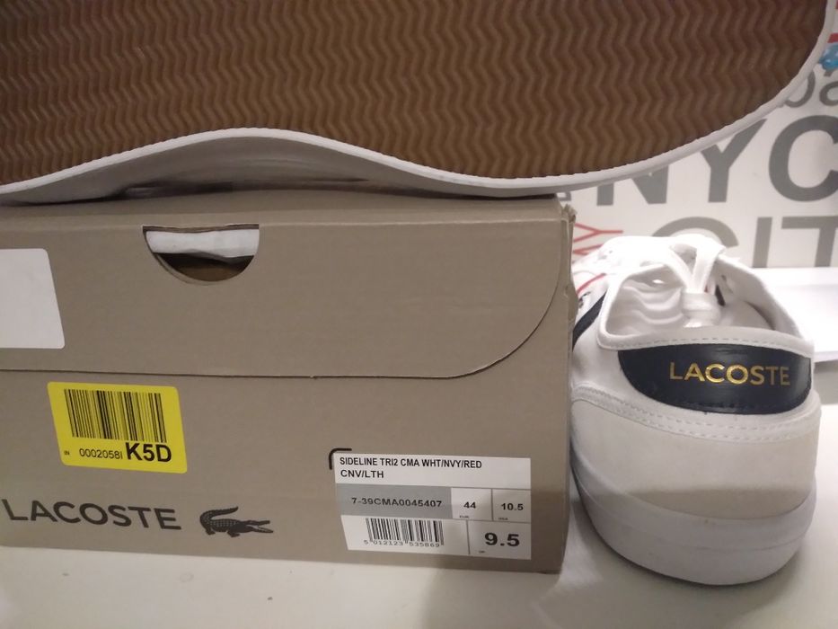 Buty Lacoste Sideline Tri 2 r. 44 - oryginał