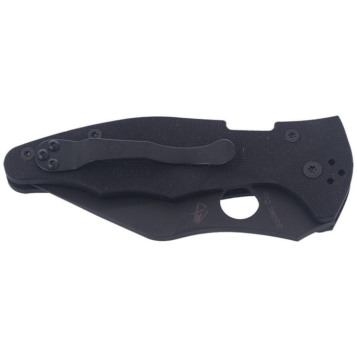 Nóż składany Spyderco Yojimbo 2 Black G10, Black DLC CPM (C85GPBBK2)