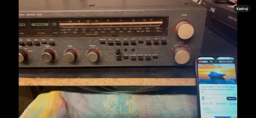 At 9115 z bluetooth bez reklam, piekny amplituner z PRL