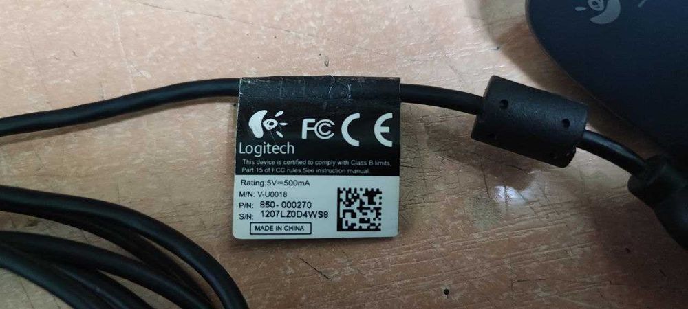 Веб камера Logitech HD Webcam C270 адаптована під 3d друк