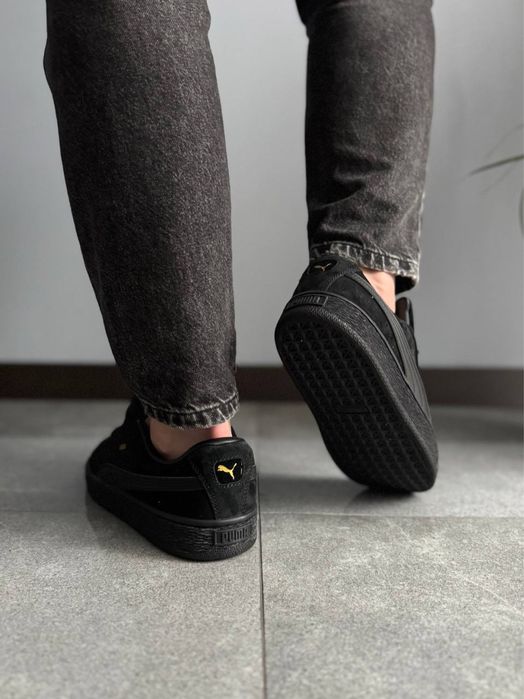Найкраща Якість! Puma Suede XL Black•Кросівки Пума Замш (чорні)