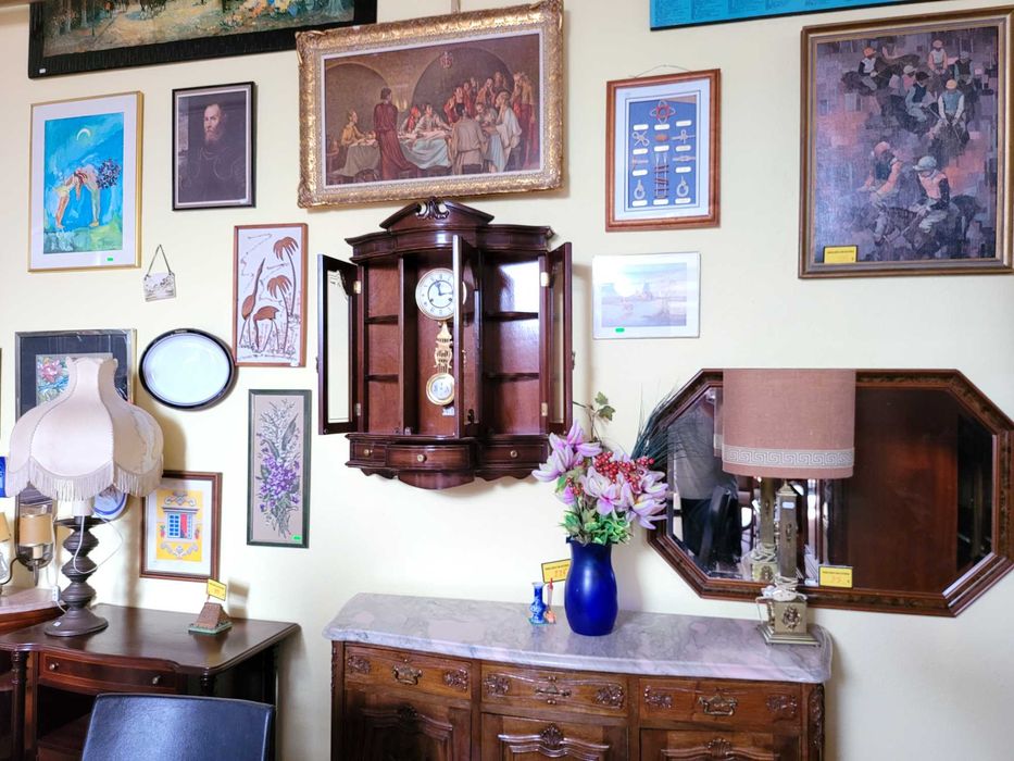 Relógio de parede - De corda - óptimo estado