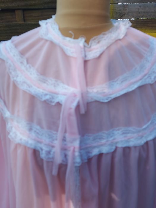 Stary szlafrok damski unikatowy z czasów PRL rozmiar 2XL/3XL