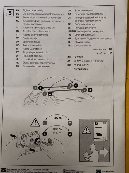 Kit 4023 THULE- BMW Série 3 e SUV X