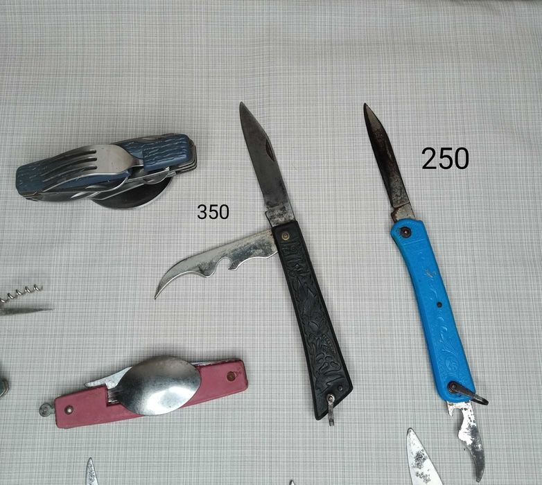 Ножи складные 2 х предметные и другие