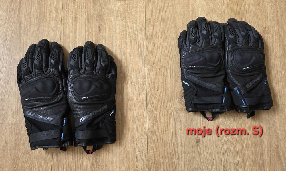 Rękawice motocyklowe damskie Shima Hero Lady Waterproof rozm.M/8 - STAN IDEALNY