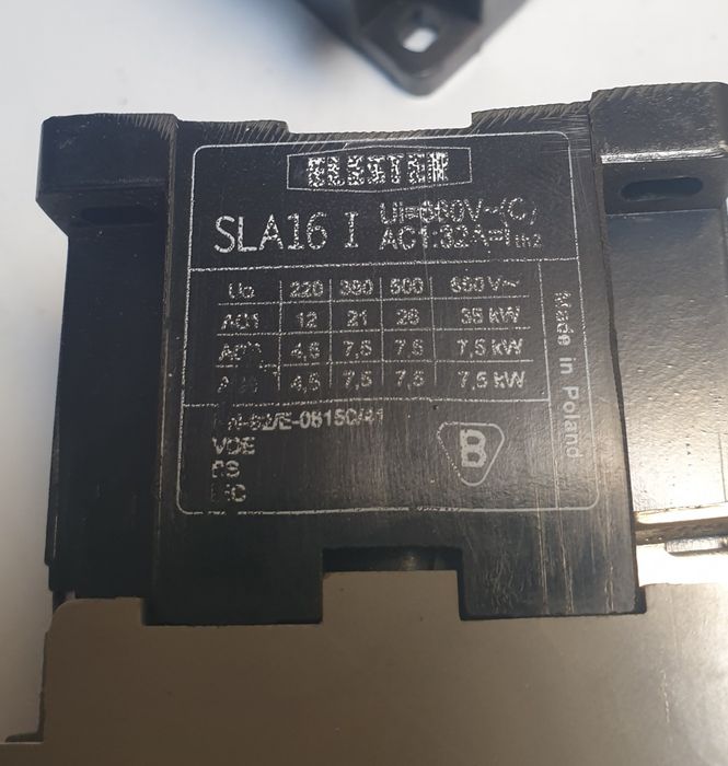 2x stycznik SLA16 I 32A 660V