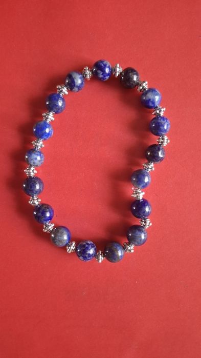 Bransoletka z kamienia lapis lazuli
