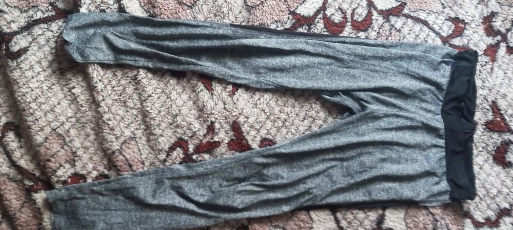 Szare legginsy damskie