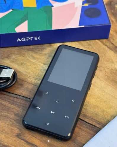 MP3 плеєр AGPTEK M3PL, Bluetooth 5.3, 2.4” TFT екран, 64 ГБ