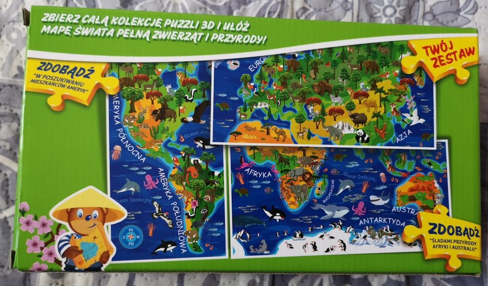 Puzzle edukacyjne 3D