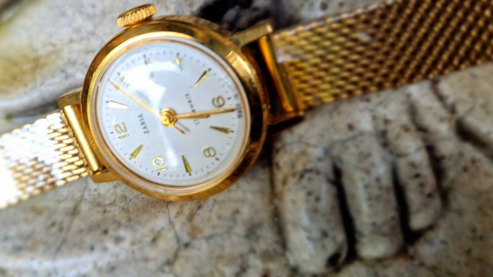 Klasyczna ZARIA, zegarek damski, piękna rzadkość.