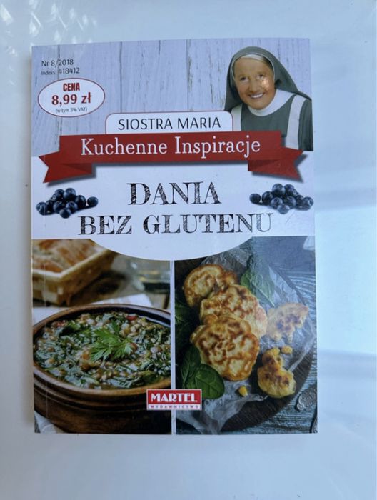 Książka z przepisami Dania bez glutenu