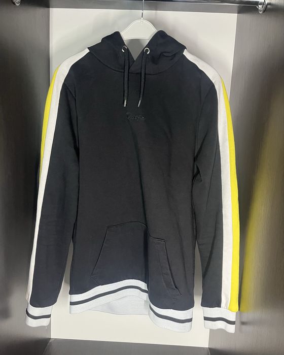 Худі River Island чорне з жовтими смугами